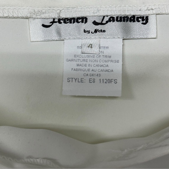 252 - FRENCH LAUNDRY Winter White SKIRT  - Check Measurements - Picture 9 of 15
